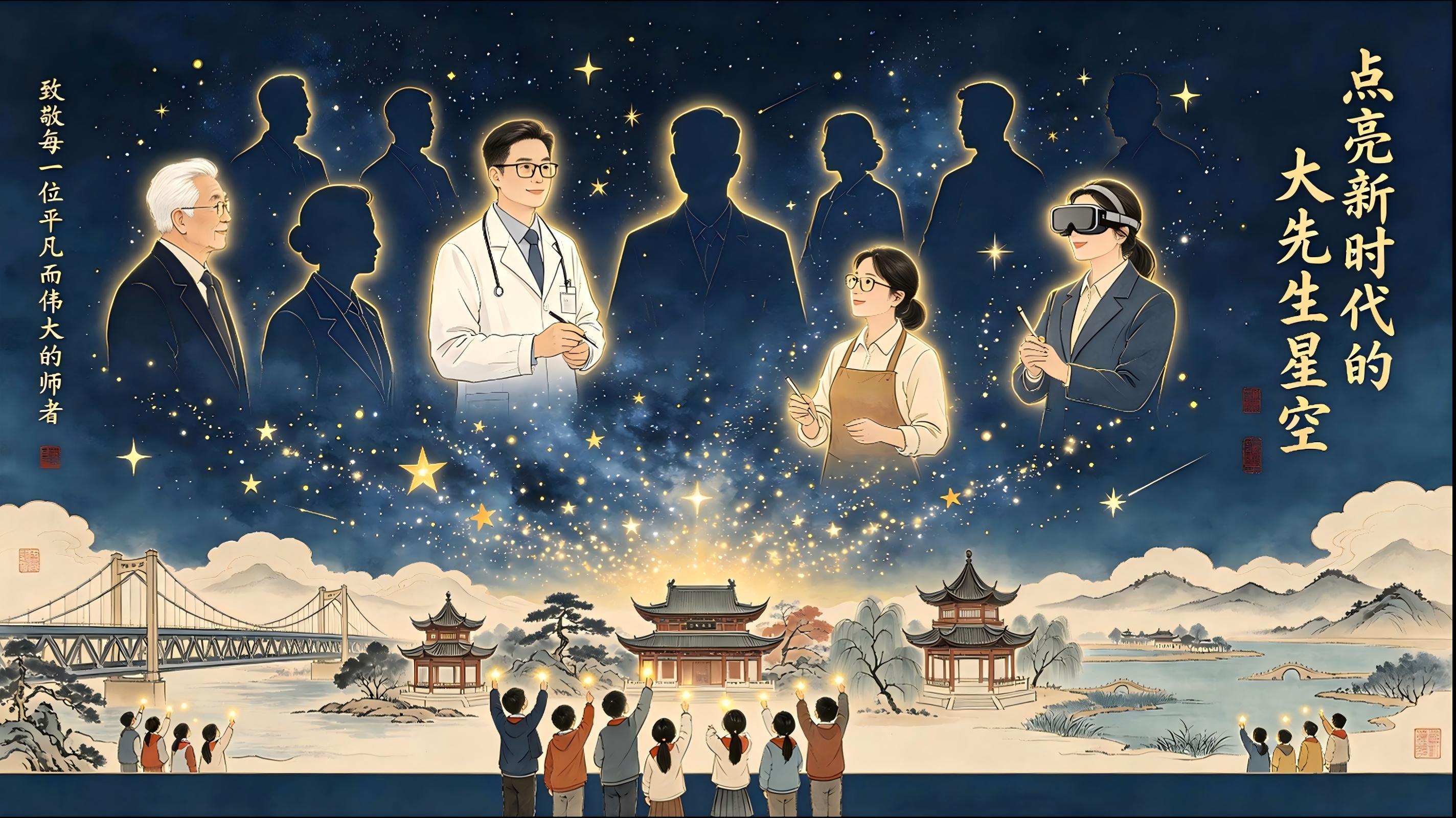 漫画：师者如光，点亮新时代的“大先生”星空.jpg